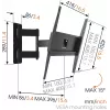 Vogels | Supporto da parete | MA3040-A1 | Full motion | 32-65 | Portata massima 25 kg | Nero