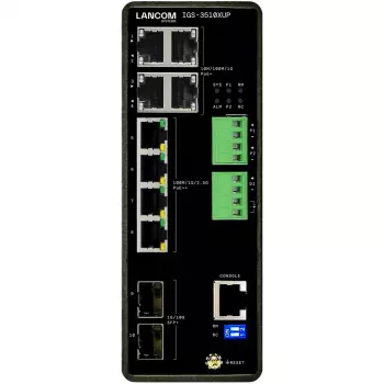 Switch managed LANCOM IGS-3510XUP Layer 3, 8x porte 2.5G RJ-45, supporto 10G, PoE, switching 68 Gbit/s