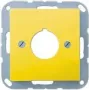 JUNG coperchio per apparecchi di comando A564GE diametro 22,5mm incasso giallo A564GE (A564GE)