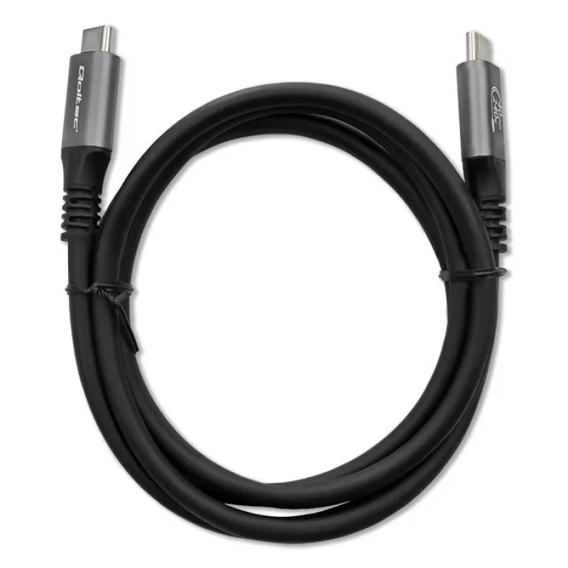 Cavo USB-C QOLTEC USB4 240 W per Thunderbolt 3/4, 40 Gbit/s, alimentazione 240 W