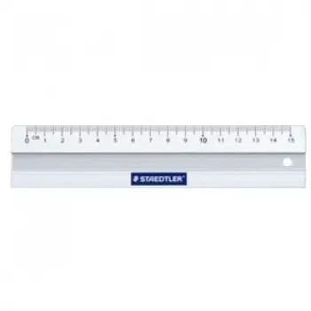 Righello da scrivania Staedtler Mars 563 150 mm alluminio bianco