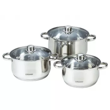 MAESTRO MR-2020-6M set di pentole da 6 pezzi, acciaio inox