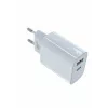Caricabatterie universale 2x3A USB C + USB A Power Delivery bianco