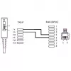 Wentronic Goobay - Cavo telefonico - TAE-F (M) - RJ-45 (M) - 10m - nero (51235)