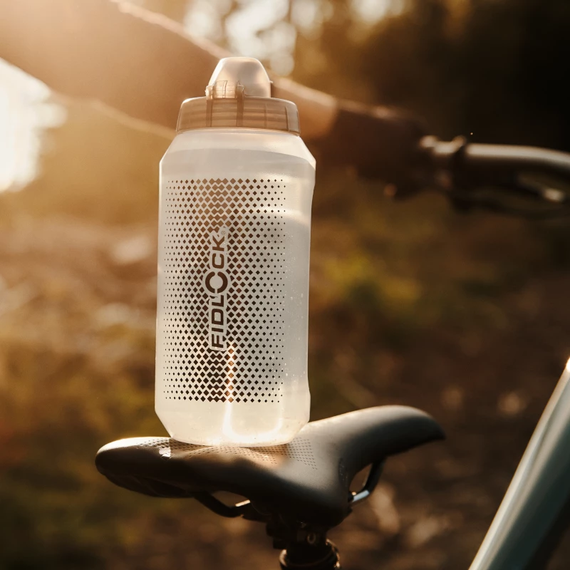 Fidlock Twist Bottle 750 Compact + Bike Base clear nero