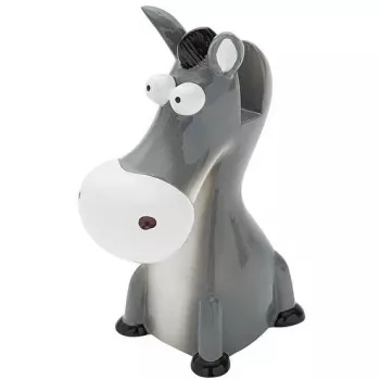 Portaocchiali WEDO 202 27105 supporto universale per occhiali in resina, antracite/bianco, larghezza 55 mm