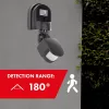Maclean MCE25 GR sensore di movimento e crepuscolare a parete 180°, max. 1200W, grigio
