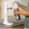 Brita sodaTRIO 1046735 bottiglia per gasatore, acciaio inossidabile, 1 l, bianca