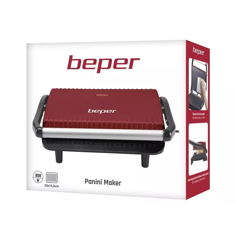 Tostapane Beper P101TOS002 – tostapane in acciaio inox per 2 fette