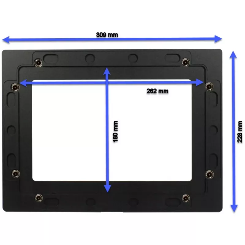Cornice per tablet ALLNET ALLTCOVER10NSV1 – argento, 309 x 228 mm