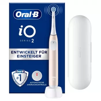 Oral-B 2 iO spazzolino per adulti, vibrante, rosa, bianco