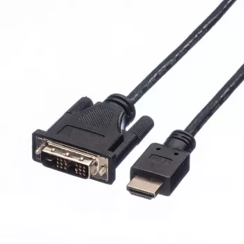 ROLINE Cavo adattatore HDMI a DVI-D (Single Link) - 1,5m - nero (11.04.5516)