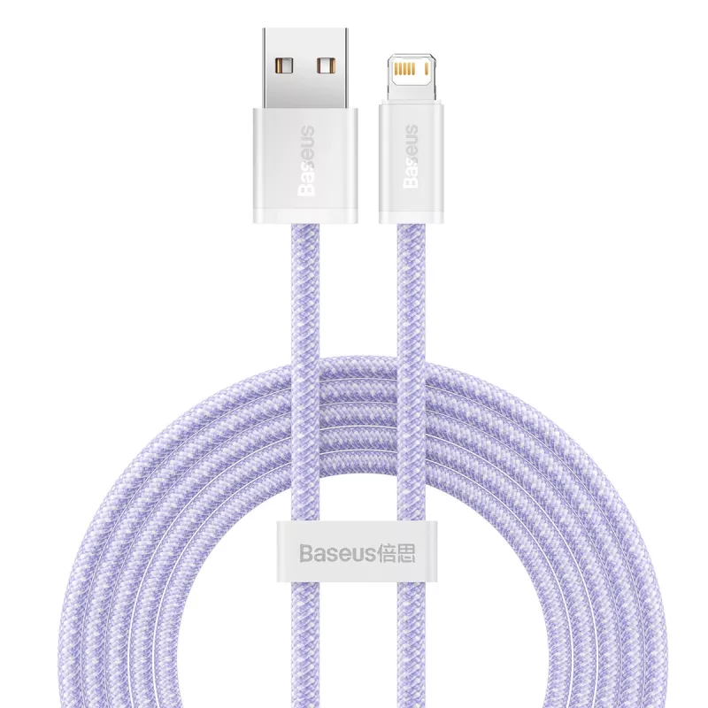 Cavo Baseus Dynamic USB a Lightning, 2,4 A, 2 m (viola)