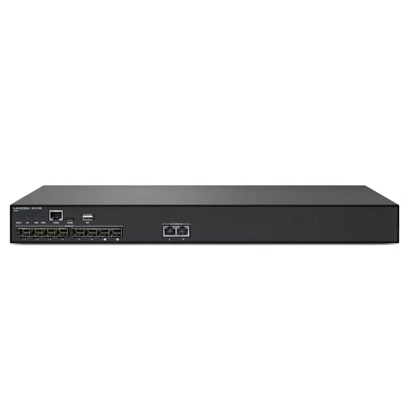 LANCOM XS-5110F Managed L2/L3 10G Ethernet (100/1000/10000) 1U nero