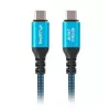 Cavo USB-C M/M USB4 1,5M 240W 60Hz nero-blu