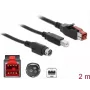 Cavo USB DeLOCK 85488 USB 2.0 2m USB B nero