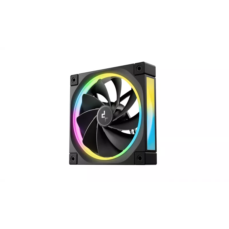 DeepCool FL12R 3-in-1 ventole per case da 120 mm (3 pz.), Reverse, PWM a 4 pin, 500-2150 giri/min, FDB, nere