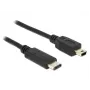 Cavo USB DeLOCK 0,5 m USB2.0-C Mini-B 83335