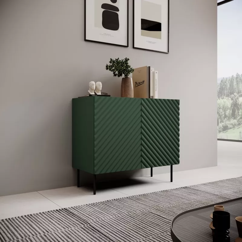 Comò 2D ONDA 98x45xH85 verde