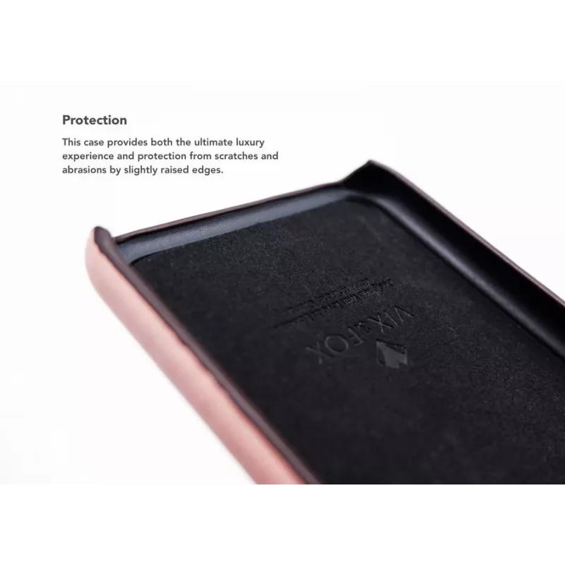 Custodia posteriore per cellulare VixFox per iPhone XSMAX con porta carte, rosa