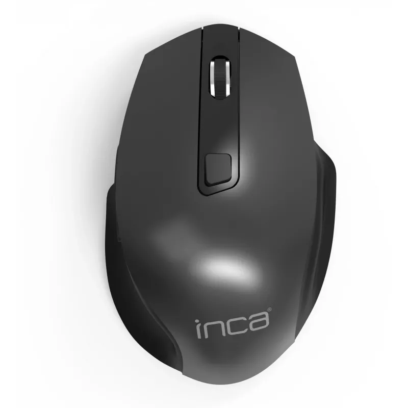 Mouse INCA IWM-515 wireless laser 800/1600 DPI nero retail - Mouse - 1.600 dpi