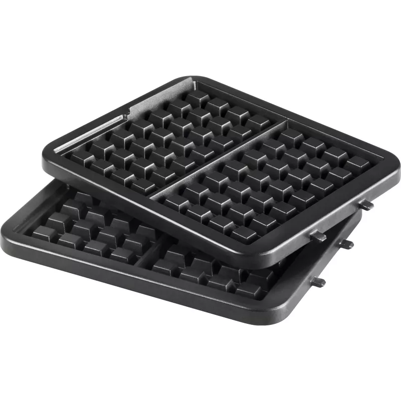 Tefal WM756D macchina per waffle 2 waffle 1200 W nero, acciaio inox