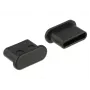 Cappuccio di protezione per connettore femmina DeLOCK 64014 USB Type-C nero 10 pz.