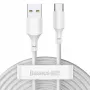 Cavo USB Baseus TZCATZJ-02 1,5 m USB A USB C bianco
