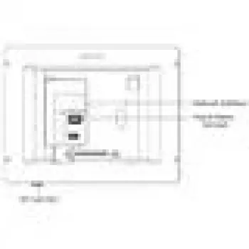 Videocitofono Hikvision DS-KH8350-TE1 touchscreen IPS 7