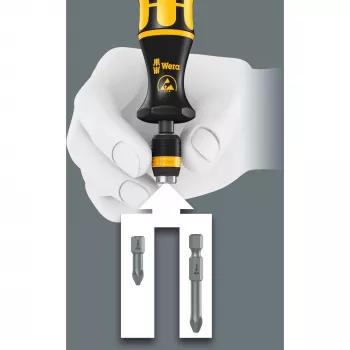 Wera Kraftform Kompakt 60 ESD - portapunte con set di punte - 17 pezzi (05051043001)