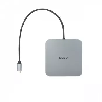 DICOTA D32057 hub USB Type-C 10000 Mbit/s argento