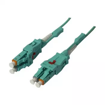 Cavo patch fibra ottica 2 fibre 7,5 m LC-LC 50/125µm OM3 Uniboot girevole Push/Pull AD 2 mm - cavo - fibra multimodale (S215546)