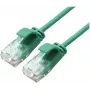 Cavo patch UTP ROLINE GREEN Cat.6A (classe EA), LSOH, slim, verde, 1,5 m (21.44.3934)