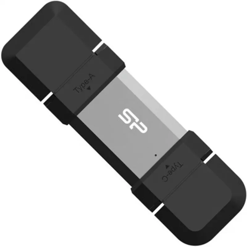 Silicon Power SP128GBUC3C51V1S Chiavetta USB 128 GB USB Type-A / USB Type-C 3.2 Gen 1 (3.1 Gen 1) nero, argento