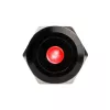 Pulsante a pressione antimanomissione DimasTech 22 mm Blackline Dot RGB PD223