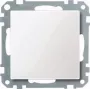 Placca a parete / copertura interruttore Merten 391625, bianco, termoplastico, monoblocco