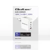 Caricabatterie QOLTEC 51828 140W GaN 3×USB‑C PD + 1×USB‑A QC 3.0 – caricabatterie rapido multiporta