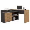 Scrivania per computer ad angolo Topeshop DANY ANT/ART KPL a L truciolare
