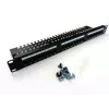 Digitus DN-91524U-EC patch panel 19" a 24 porte Cat5e U/UTP, 1U, con supporto per cavi, nero