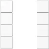 Inserto a parete per placca interruttore JUNG LS 504 TSA WW — bianco