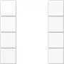 Inserto a parete per placca interruttore JUNG LS 504 TSA WW — bianco