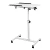 Maclean supporto mobile per scrivania/laptop, bianco, regolazione in altezza 59-89 cm, max 30 kg, MC-121 W