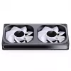 Jonsbo ZB-240BR ventole per case 120mm Reverse Blade ARGB PWM confezione da 2 - nero