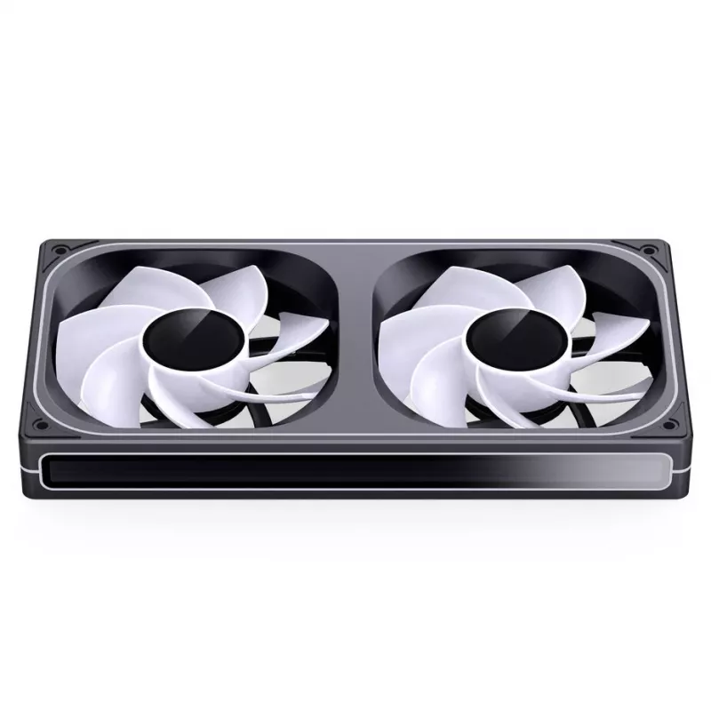 Jonsbo ZB-240BR ventole per case 120mm Reverse Blade ARGB PWM confezione da 2 - nero