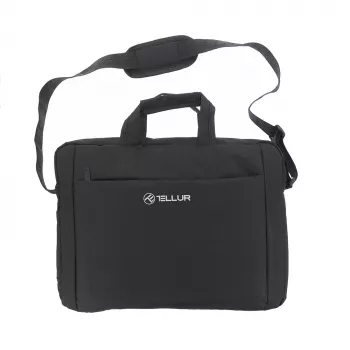 Borsa per laptop Tellur TLL611312 per laptop 15,6 pollici, Cozy nero, scomparto imbottito, tasche con zip