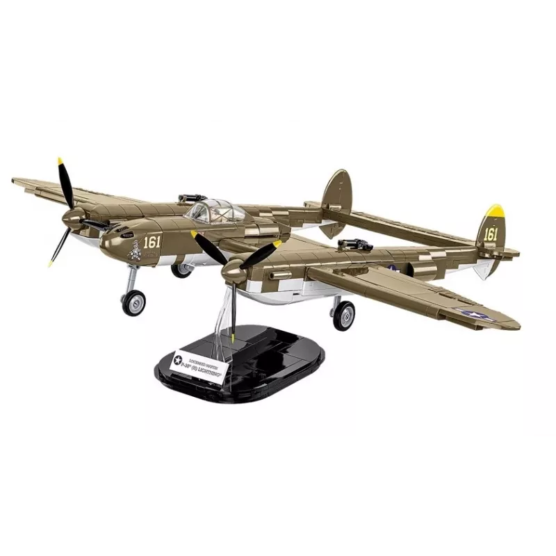 Mattoncini Cobi Lockheed P-38H Lightning set 5763 — modellino in scala, modello aereo da collezione