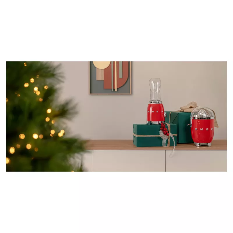 Spremiagrumi elettrico Smeg CJF11RDEU 70 W rosso acciaio inox