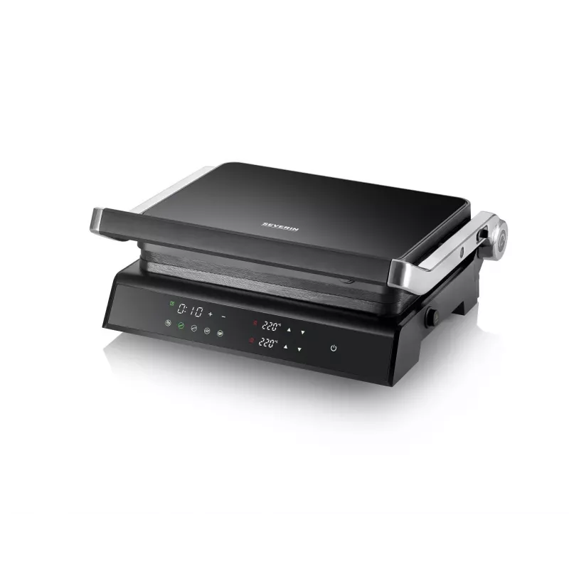 Griglia per contatto Severin KG 2399 nero acciaio inox 1800 W