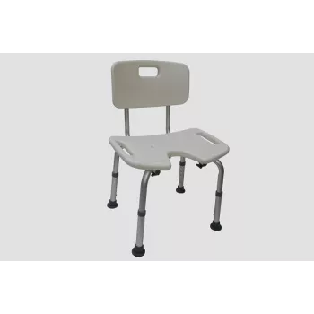 Sedia da doccia REHA FUND Oliwier 81 RF-810 — altezza regolabile, tecnopolimero, larghezza seduta 48 cm, carico massimo 110 kg