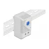 Delock 66823 termostato con contatto NC per guida DIN, grigio